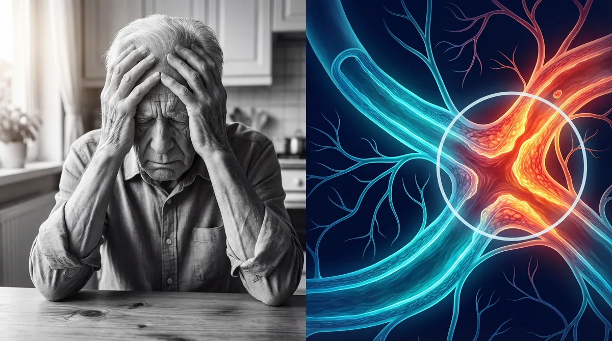 Agyi érrendszer vizualizáció — illusztrációs kép